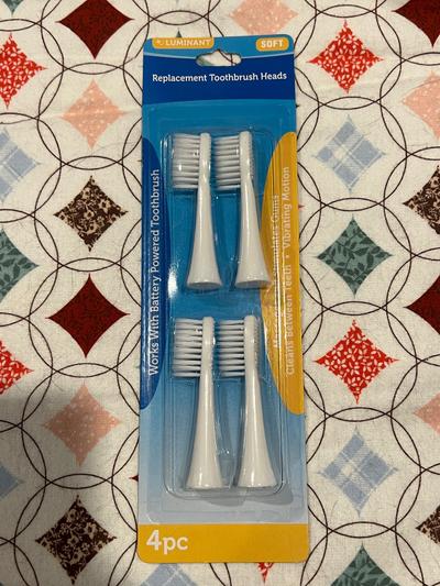 Luminant Soft Replacement Toothbrush Heads 4pc