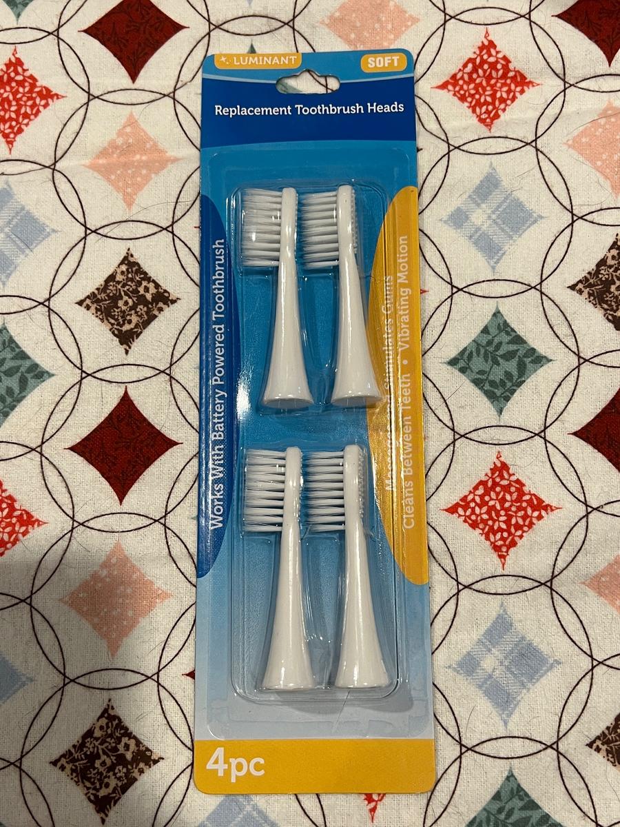 Luminant Soft Replacement Toothbrush Heads 4pc