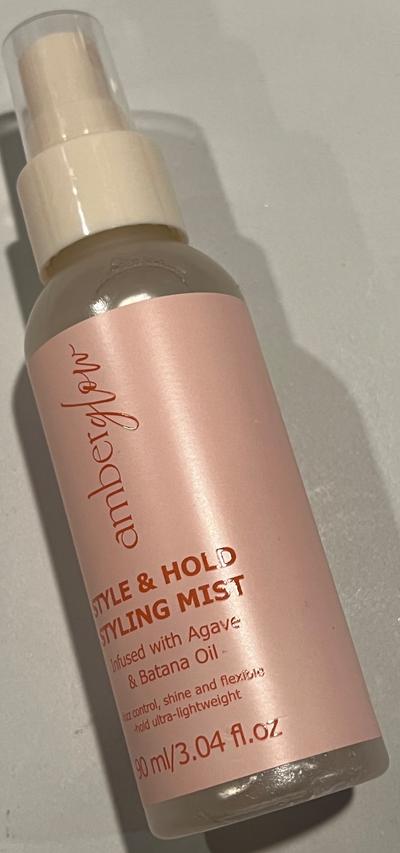 Amberglow Style & Hold Styling Mist with Agave & Batana Oil 3.04 fl oz