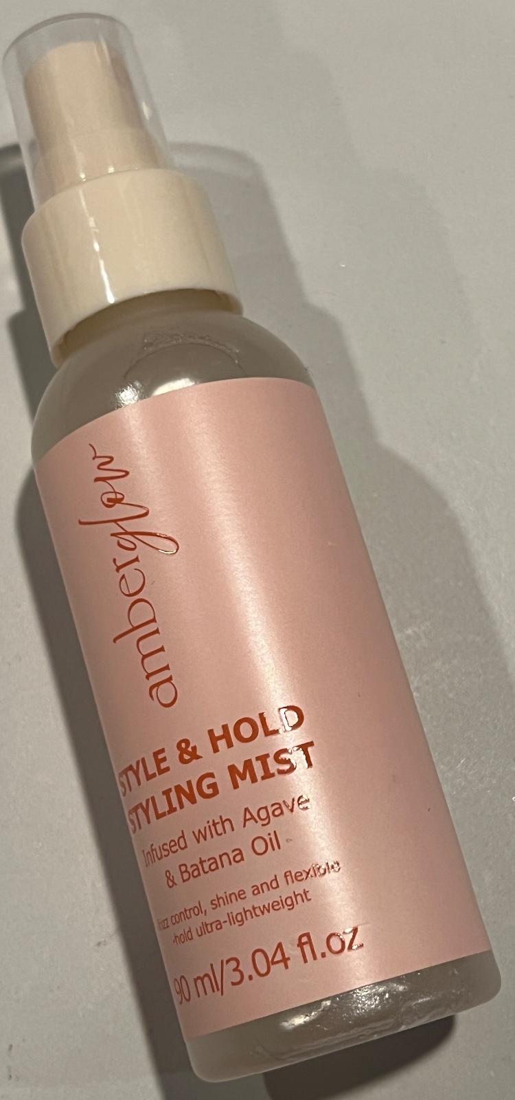 Amberglow Style & Hold Styling Mist with Agave & Batana Oil 3.04 fl oz
