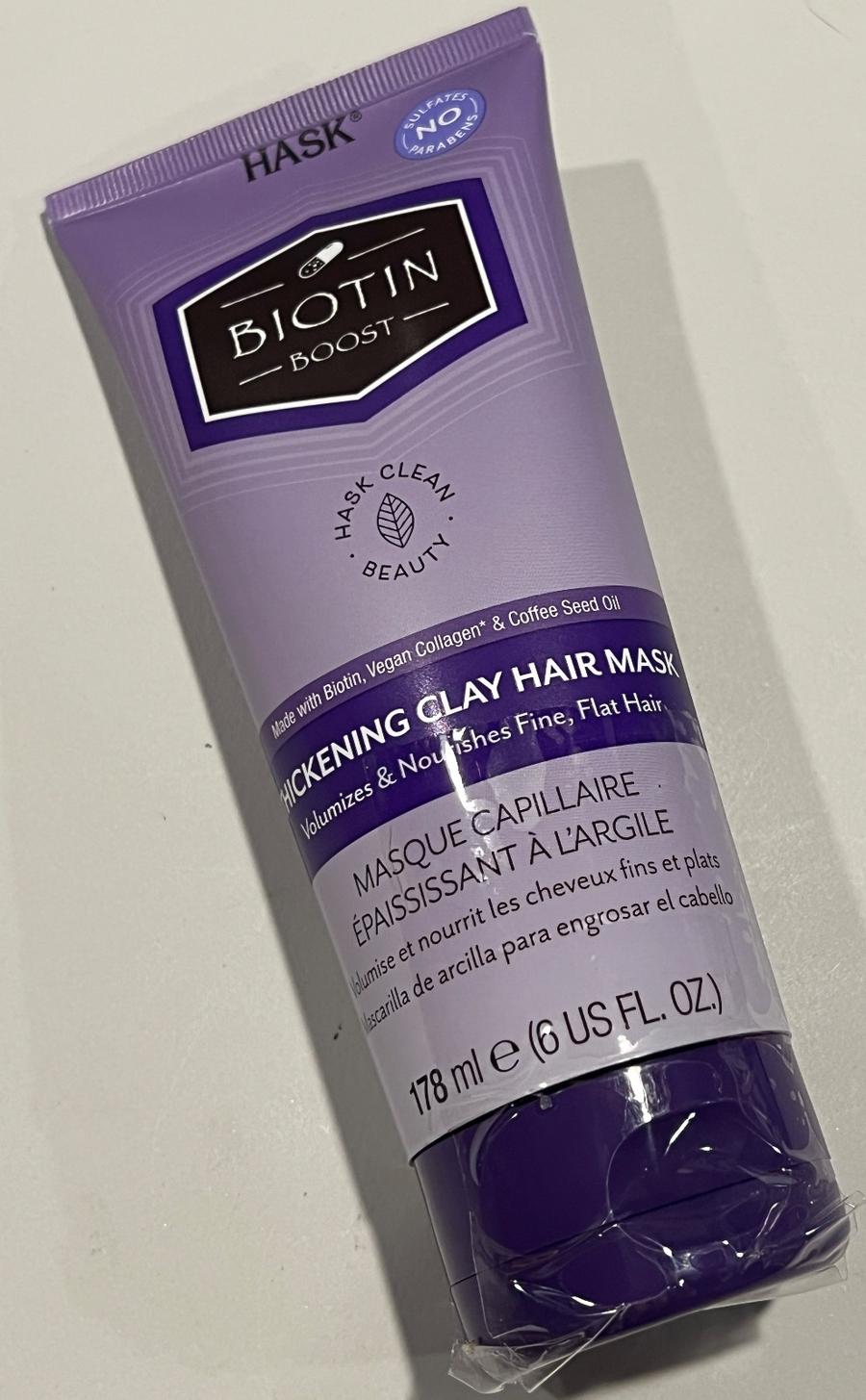 HASK Biotin Boost Thickening Clay Hair Mask 6oz