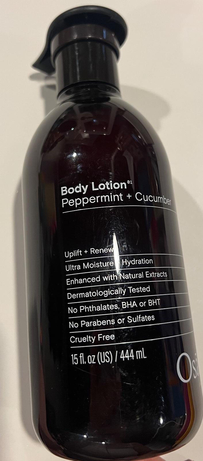 Osana Peppermint + Cucumber Body Lotion 15oz