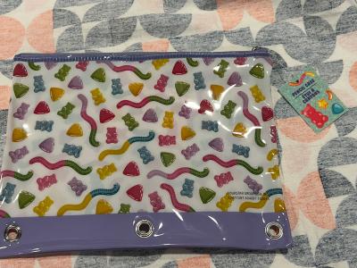 Gummy Candy Binder Pencil Case