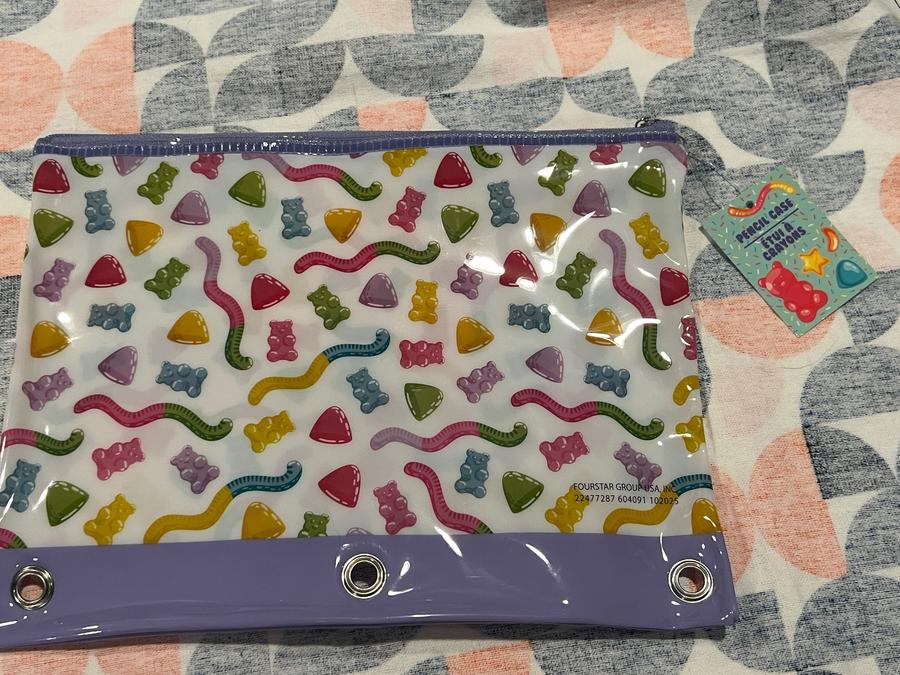 Gummy Candy Binder Pencil Case