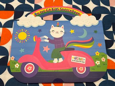On the Go Kids Sketchbook Unicorn Cat