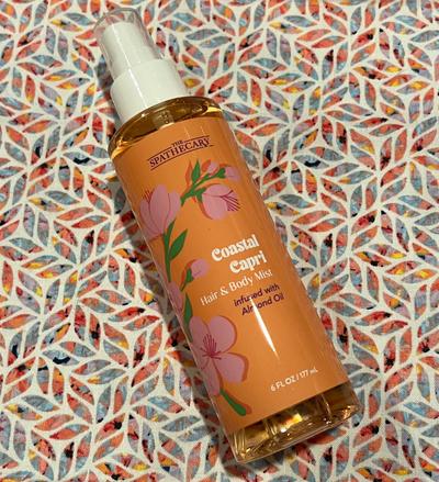 The Spathecary Coastal Capri Hair & Body Mist with Almond Oil 6oz