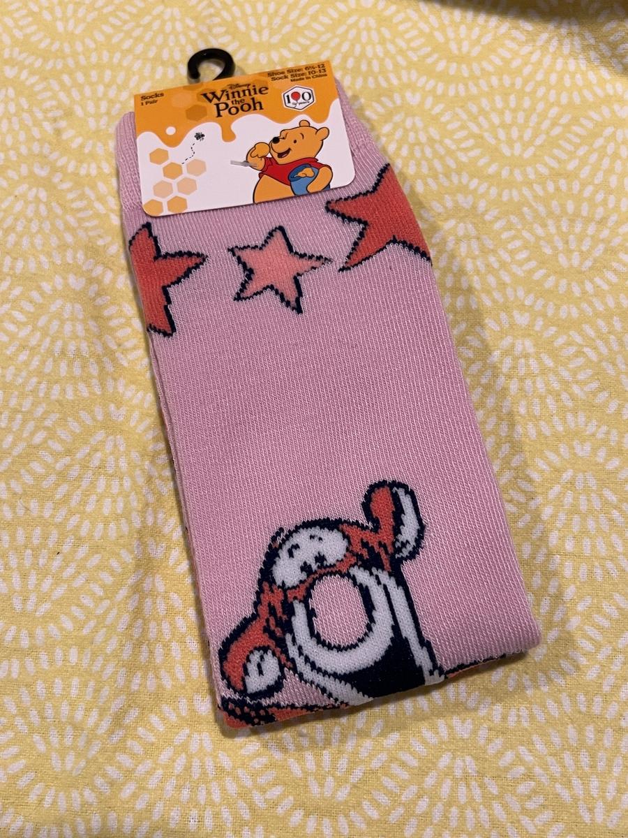 Winnie the Pooh Tigger crew socks