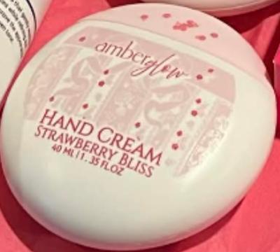 Amber Glow Strawberry Bliss Hand Cream 40ml