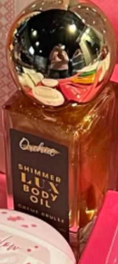 Orchid Shimmer Lux Body Oil Creme Brulee