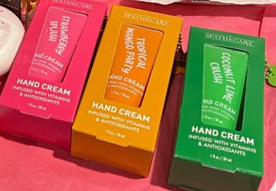The Spathecary Hand Cream 3-pack (Strawberry, Mango, Coconut Lime)