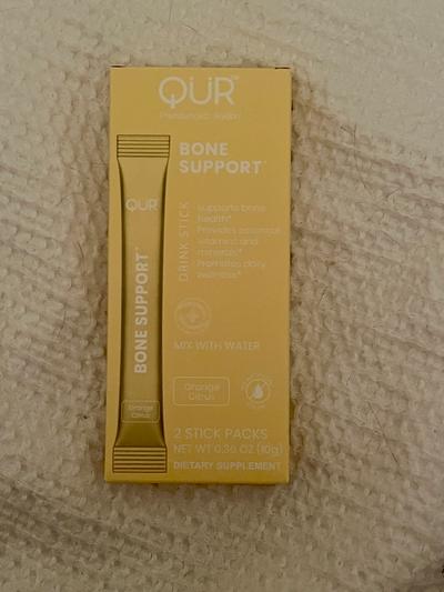 QUR Bone Support Drink Stick Packs Orange Citrus 2ct