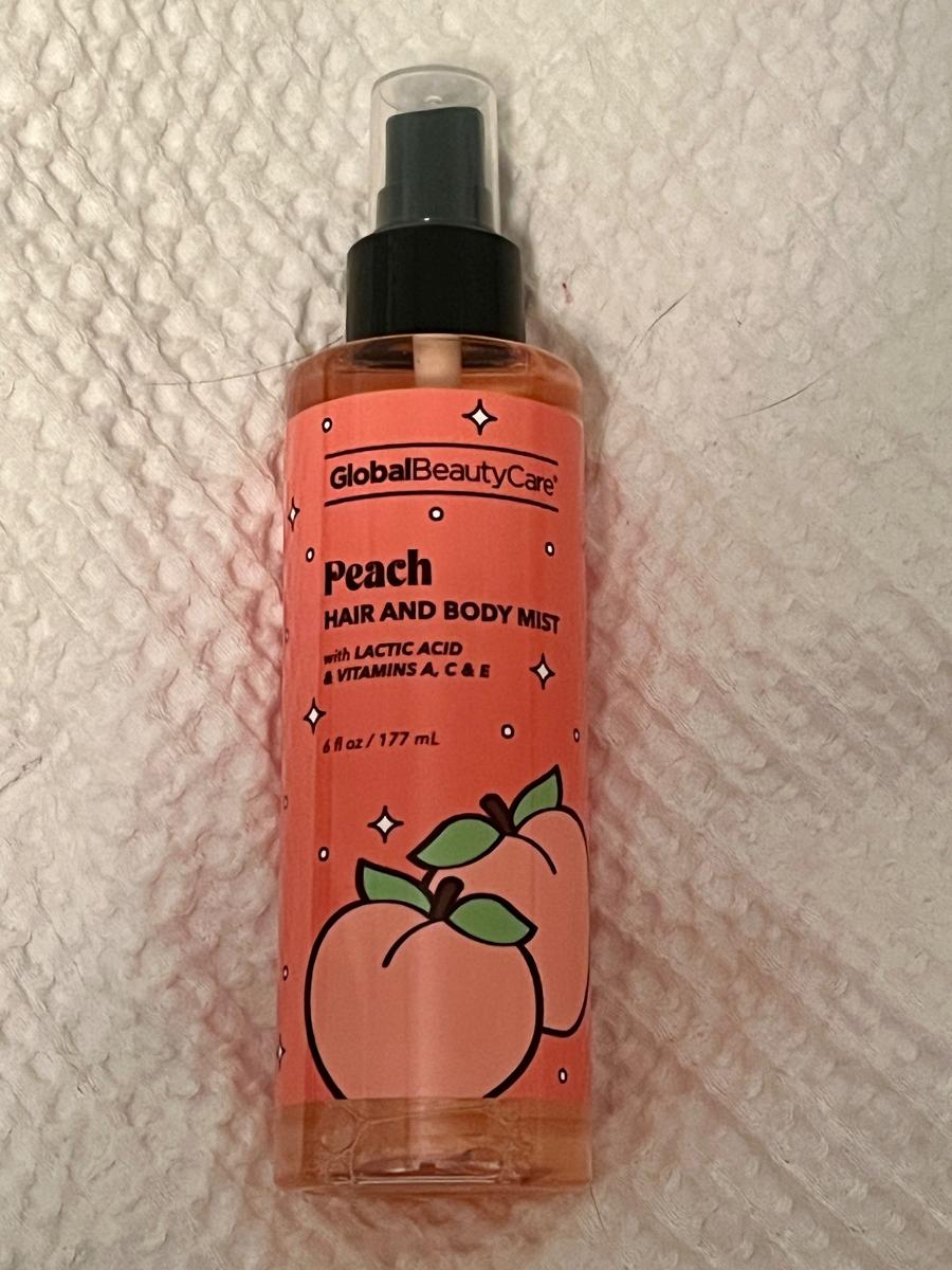 Global Beauty Care Peach Hair and Body Mist 6oz