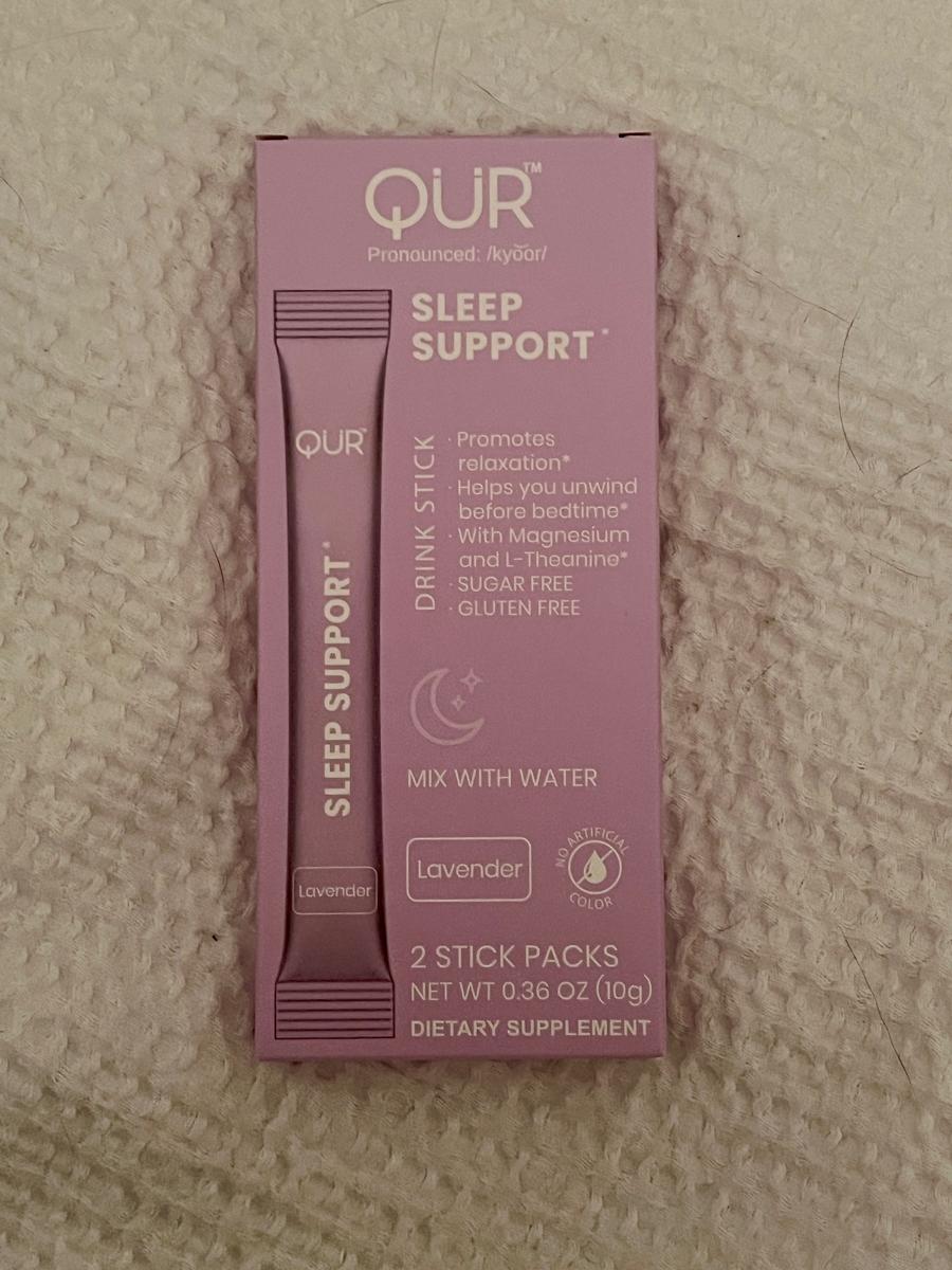 QUR Sleep Support Lavender Drink Sticks 2-pack