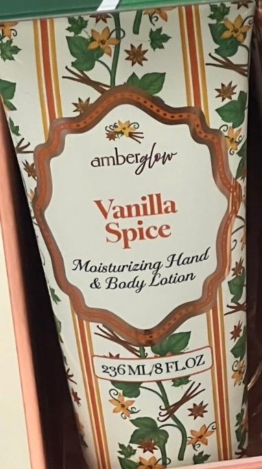 Amberglow Vanilla Spice Moisturizing Hand & Body Lotion 8oz