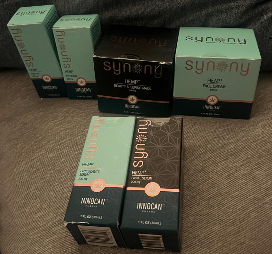 Synony Hemp Skincare Set by Innocan Pharma – 6-piece bundle