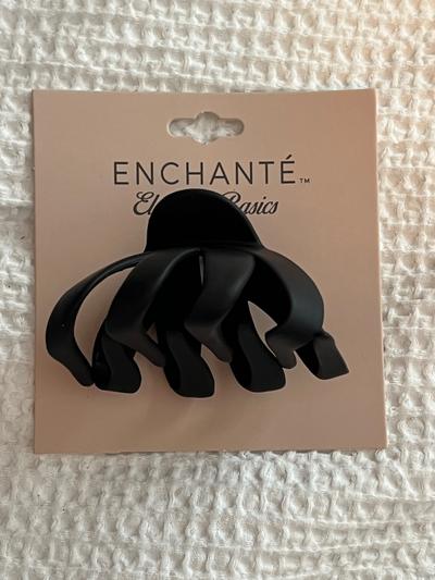 Enchanté Elegant Basics black claw clip