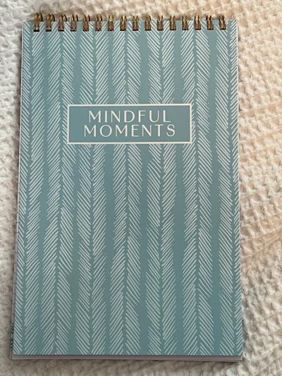 Mindful Moments spiral journal notebook