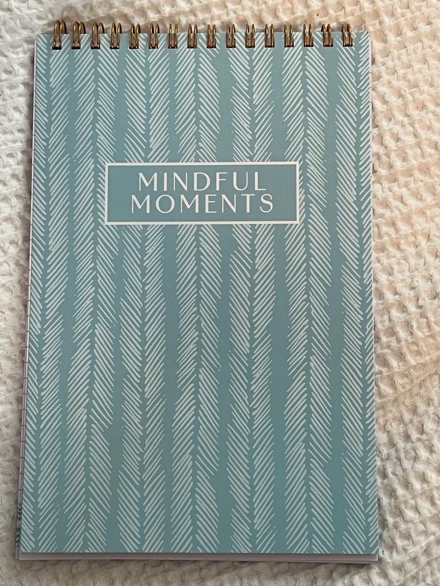 Mindful Moments spiral journal notebook
