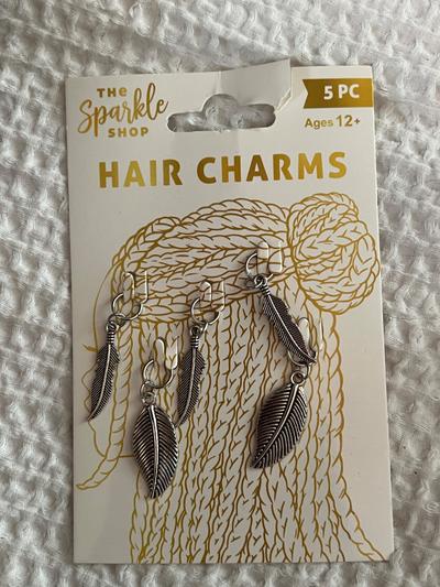The Sparkle Shop Feather Hair Charms 5pc