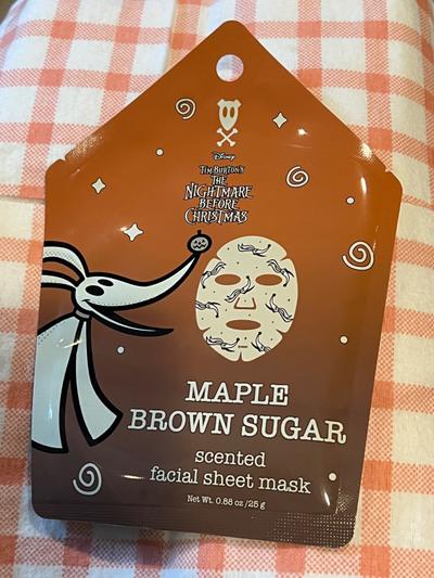 Nightmare Before Christmas Maple Brown Sugar Facial Sheet Mask