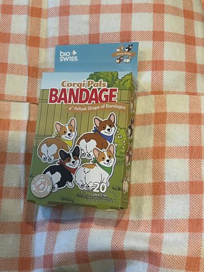 Corgi Pals die-cut shaped bandages 20ct