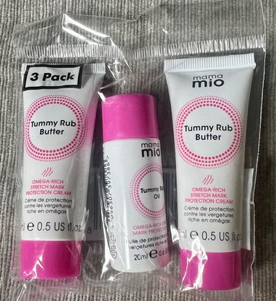 Mama Mio Tummy Rub Butter & Oil 3-Pack Mini Set
