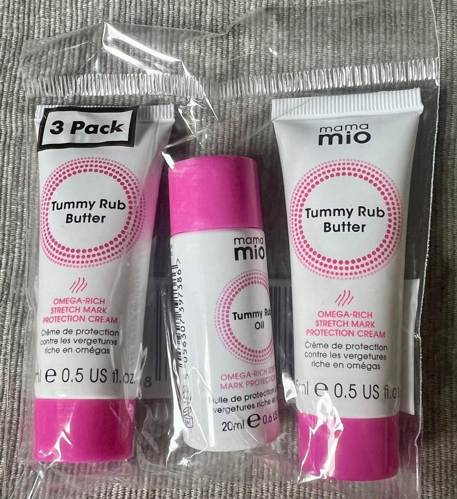 Mama Mio Tummy Rub Butter & Oil 3-Pack Mini Set