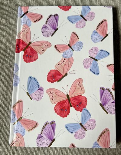 Butterfly Hardcover Journal/Notebook