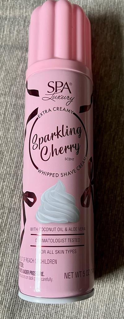 Spa Luxury Sparkling Cherry Whipped Shave Cream 5oz