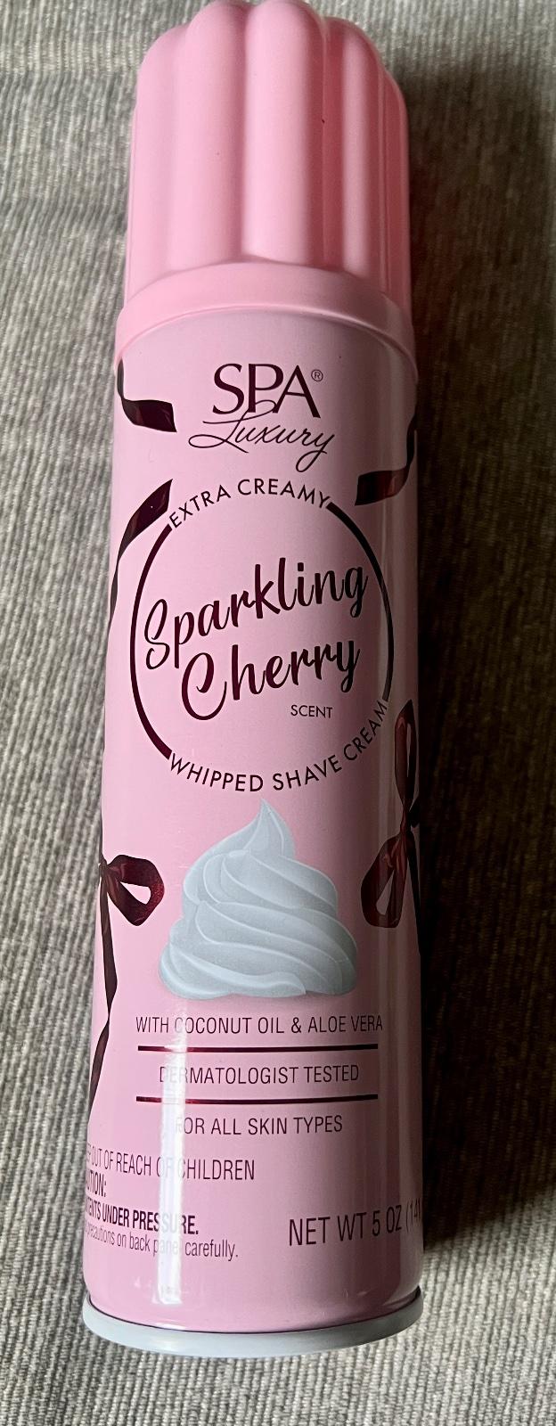 Spa Luxury Sparkling Cherry Whipped Shave Cream 5oz