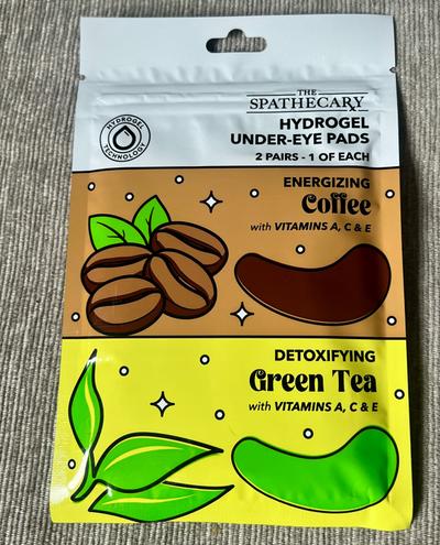 The Spathecary Hydrogel Under-Eye Pads Coffee & Green Tea 2-Pair
