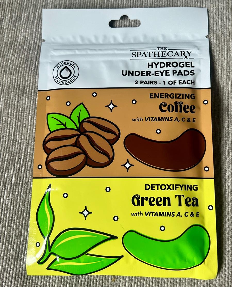 The Spathecary Hydrogel Under-Eye Pads Coffee & Green Tea 2-Pair