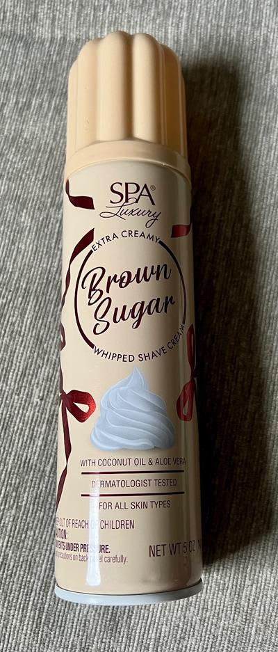 SPA Luxury Brown Sugar Whipped Shave Cream 5oz