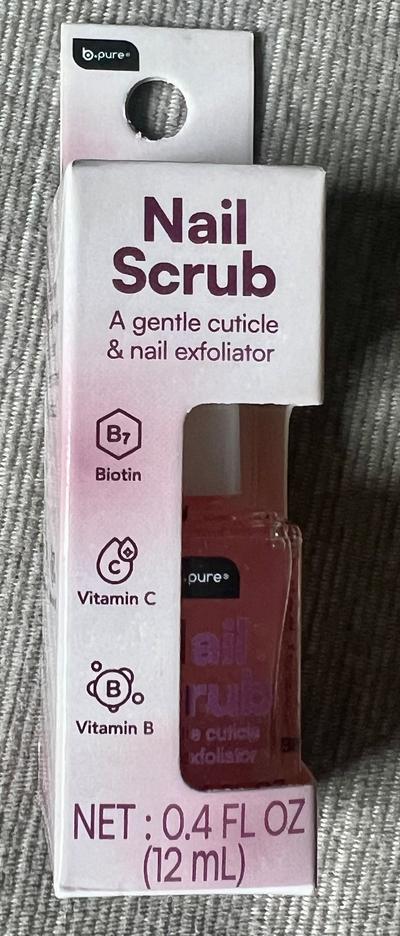 b.pure Nail Scrub Cuticle & Nail Exfoliator 0.4 fl oz
