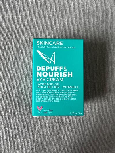 Depuff & Nourish Eye Cream with Avocado Oil, Shea Butter & Vitamin E