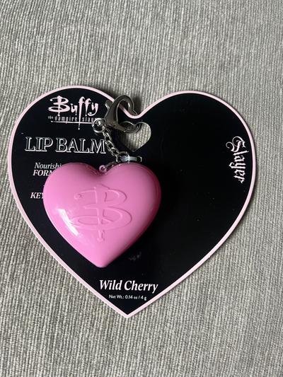 Buffy the Vampire Slayer Wild Cherry Lip Balm Keychain