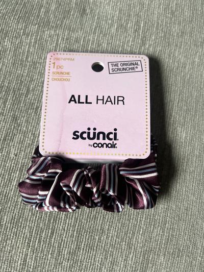Scunci The Original Scrunchie Striped Satin 1pc