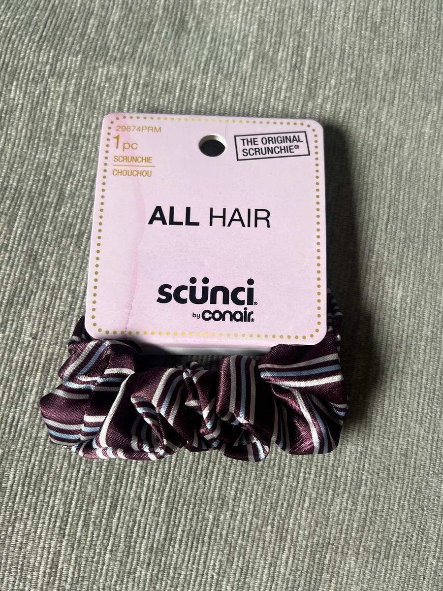 Scunci The Original Scrunchie Striped Satin 1pc