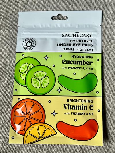 The Spathecary Hydrogel Under-Eye Pads 2-Pair (Cucumber + Vitamin C)