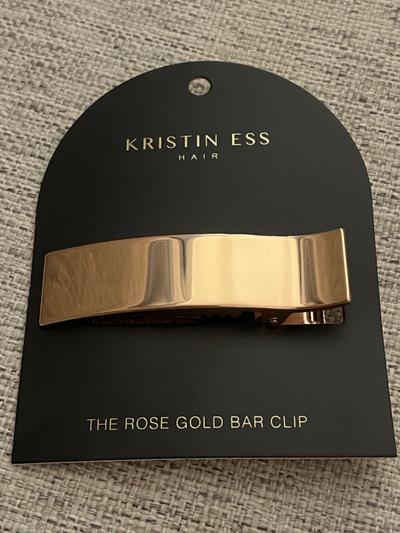 Kristin Ess Rose Gold Bar Hair Clip