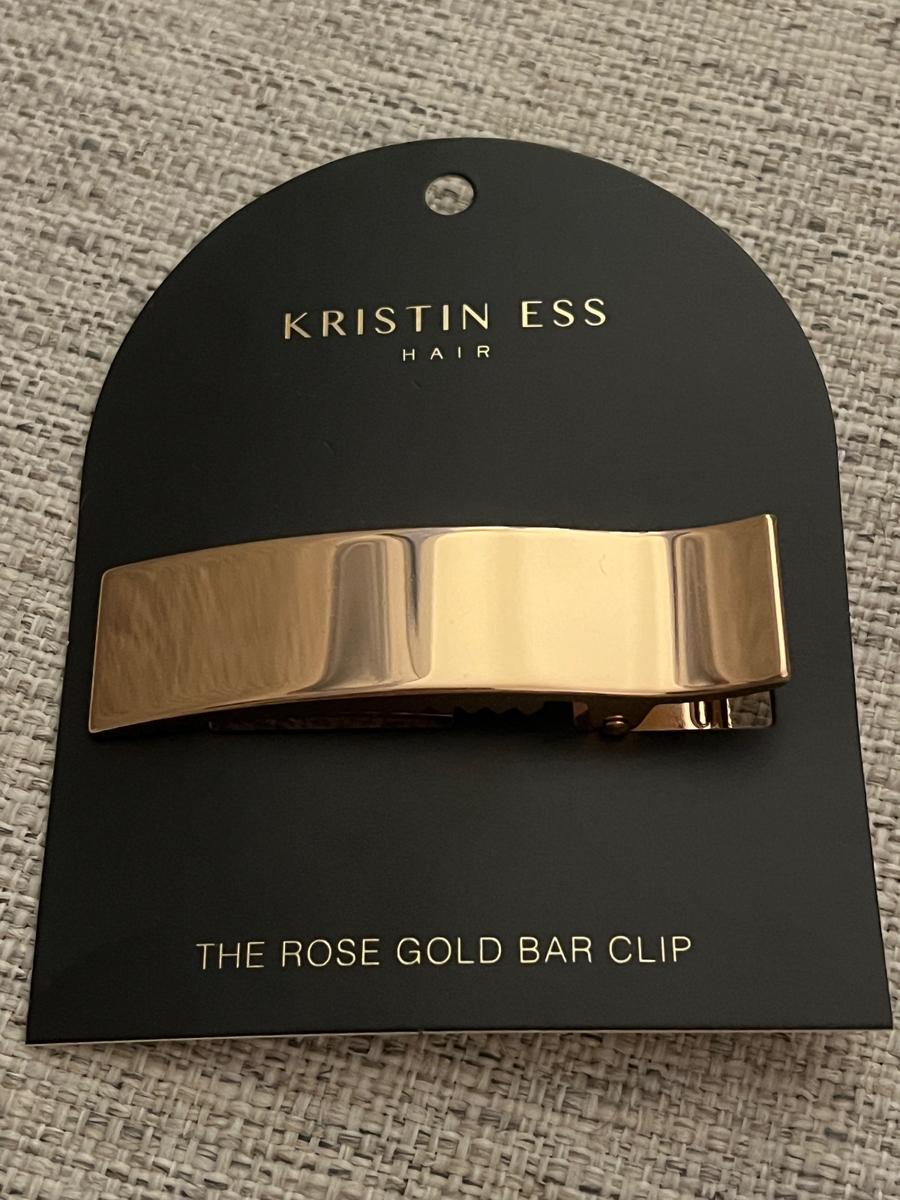 Kristin Ess Rose Gold Bar Hair Clip