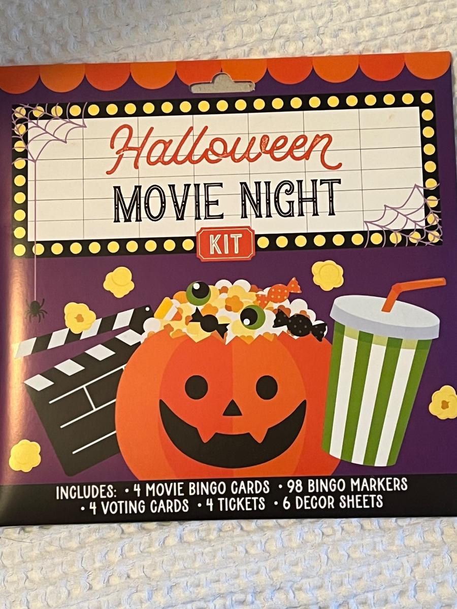 Halloween Movie Night Kit with Bingo Cards