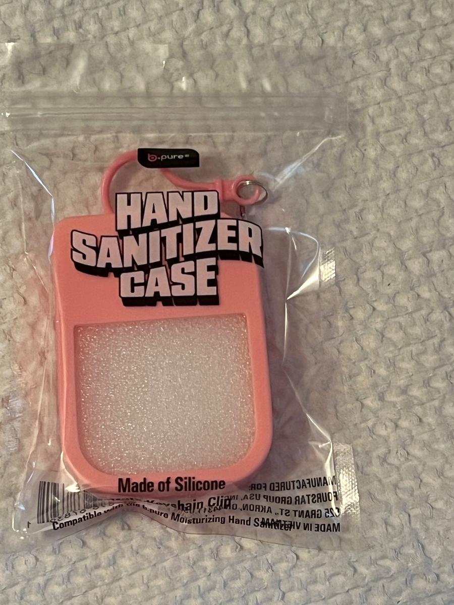 b.pure Bright Pink Silicone Hand Sanitizer Case Fall 2026