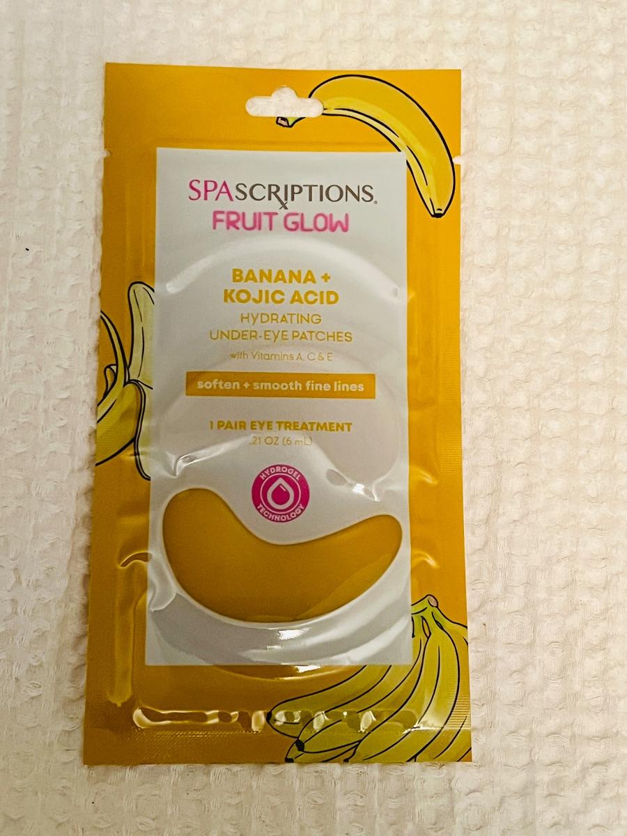 Spascriptions Fruit Glow Banana + Kojic Acid Under-Eye Patches