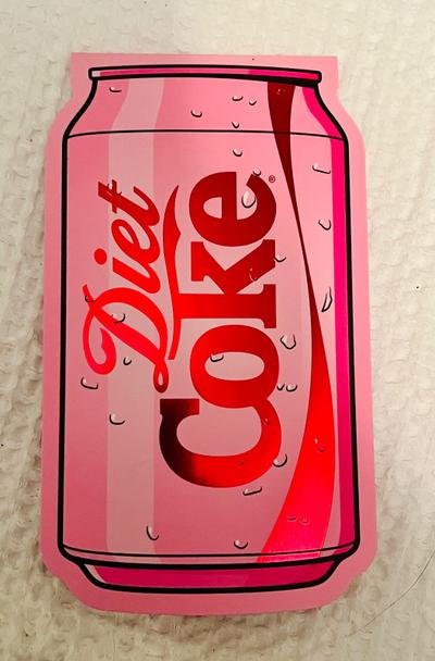 Diet Coke Pink Can Novelty notebook