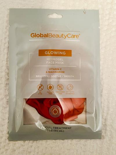 Global Beauty Care Glowing Hydrogel Face Mask Vitamin C & Niacinamide
