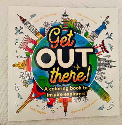 Get Out There! Travel Coloring Book