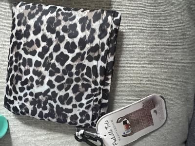Packable Tote Bag Leopard Print