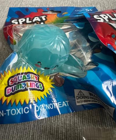 Splat Squashy Dumplings Squishy Toy Blue