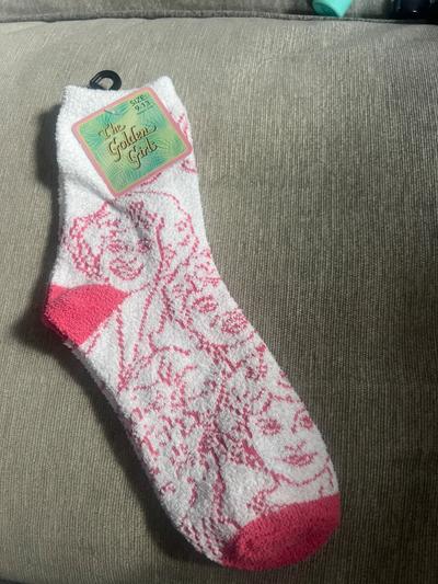 The Golden Girls cozy socks size 9-13